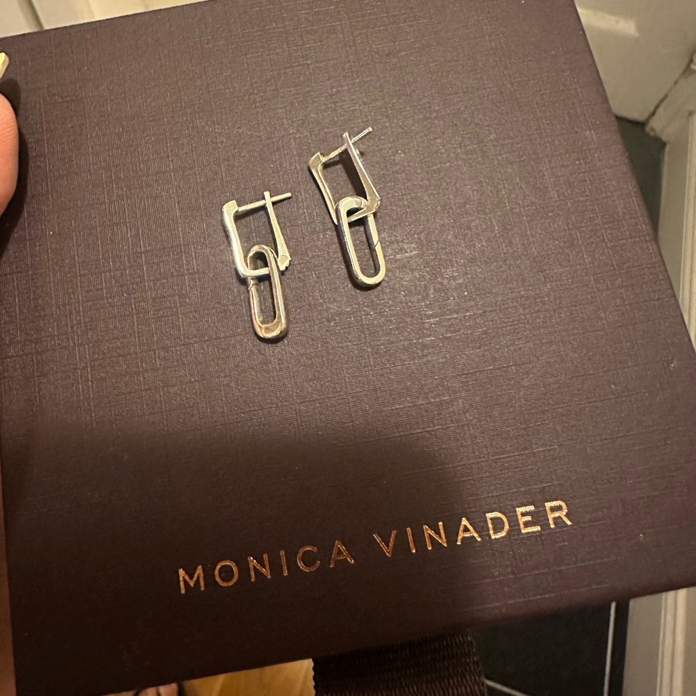 Monica Vinader Alta Capture Sterling Silver Earrings